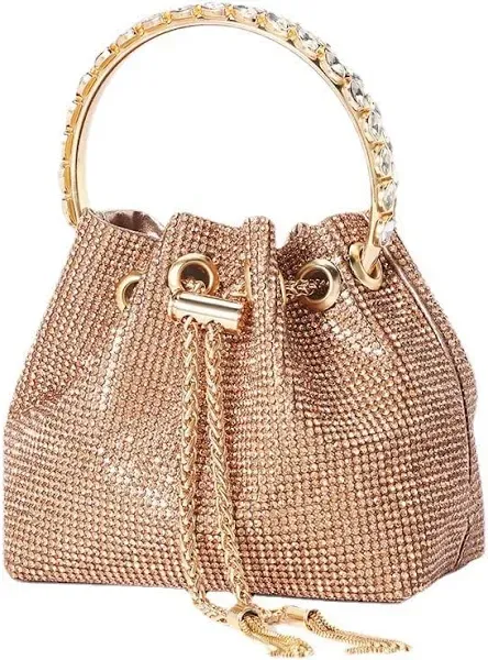 Sparkly Diamond Rhinestone Crossbody Evening Bag