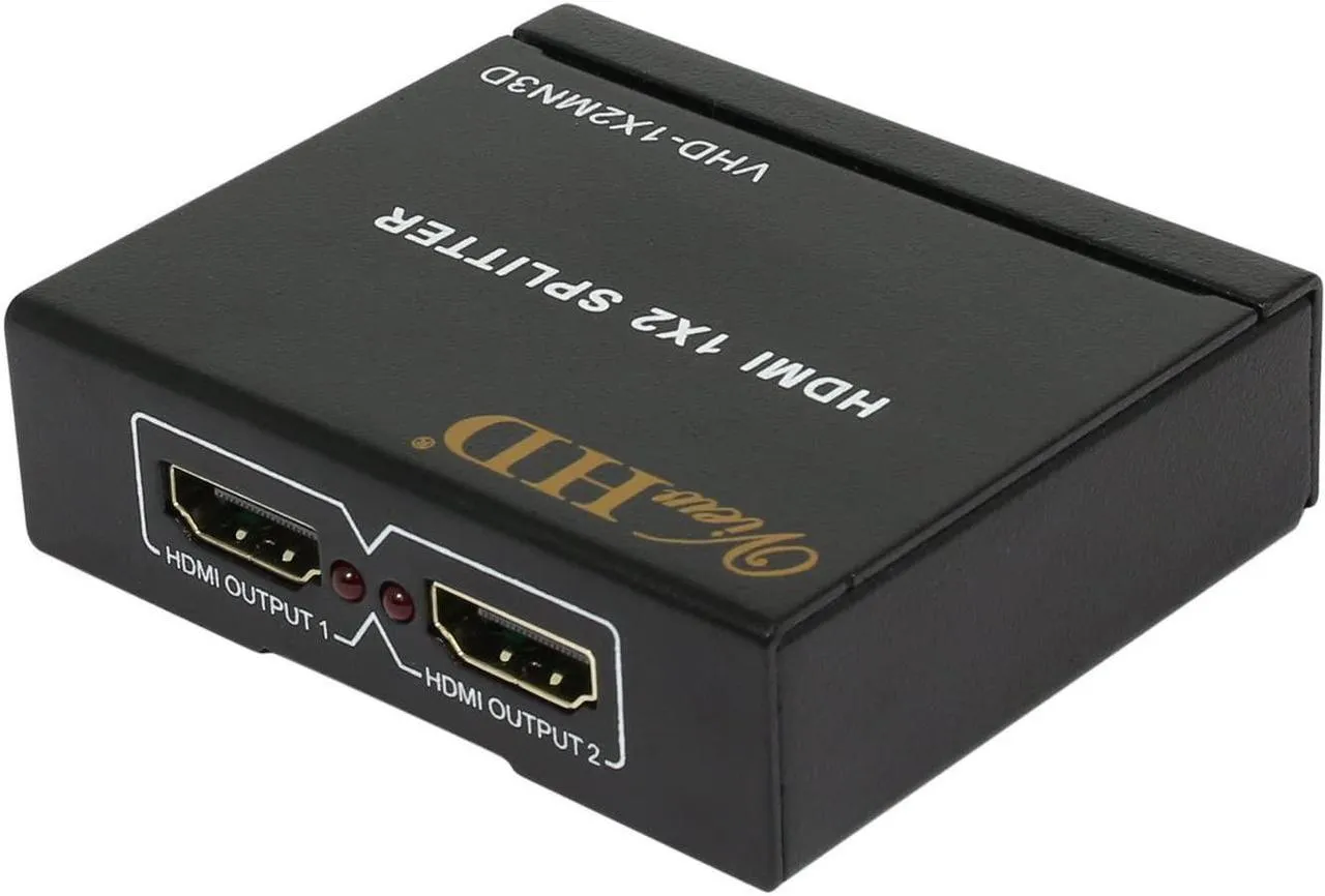 ViewHD 2 Port 1x2 Powered HDMI Mini Splitter