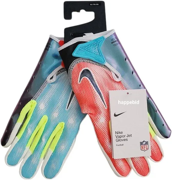 BRAND NEW Nike NFL Vapor Jet 7.0 Football Gloves Adult XL Fast Shipping