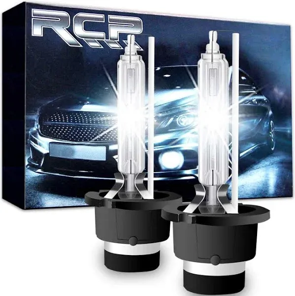 RCP - D2R6 - (A Pair) D2R 6000K Xenon HID Replacement Bulbs Diamond White