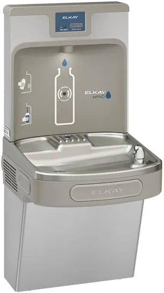 Elkay LZS8WS 1G Water Refilling Station, Wall Mount,  SS  Base Unit ONLY