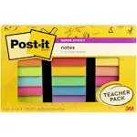 Post-it Super Sticky Notes 3" x 3" Assorted Collection 45 Sheet/Pad 15 Pads/Pack (654-15SSBTS-SR)