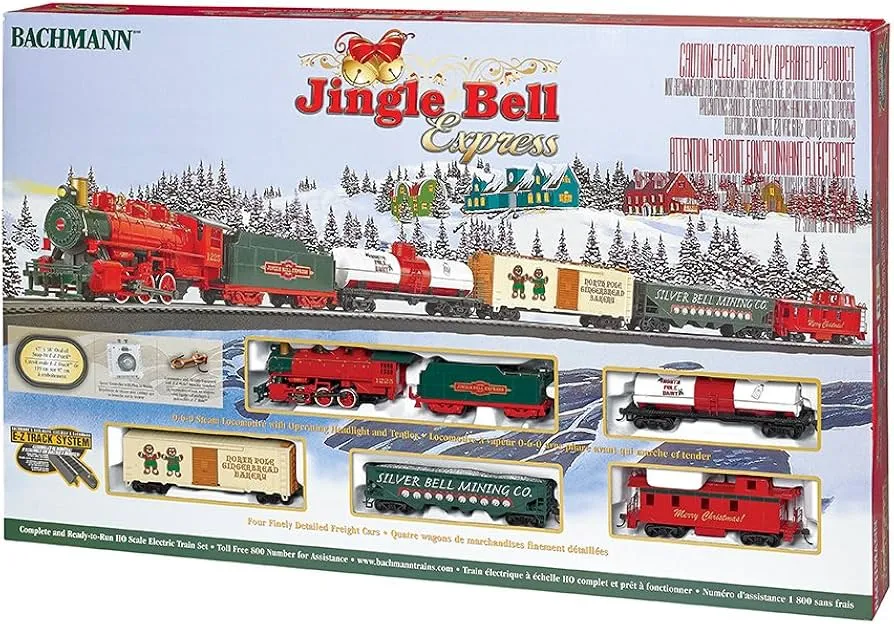 Bachmann ~ HO Scale ~ Jingle Bell Express Set ~ 00724, Model Train