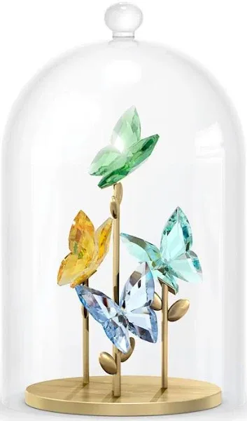 DEFECTIVE Swarovski 5619219 Jungle Beats Butterfly Bell Jar Multicolored