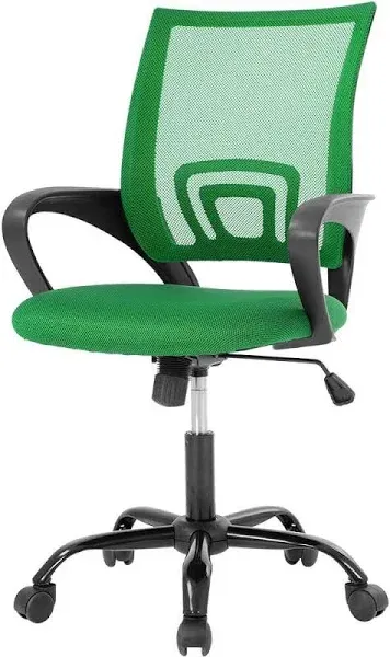 Ergonomic Office Chair Desk Chair Mesh Computer Chair with Lumbar Support Executive Rolling Swivel Adjustable Mid Back Task Chair for Women Adults,