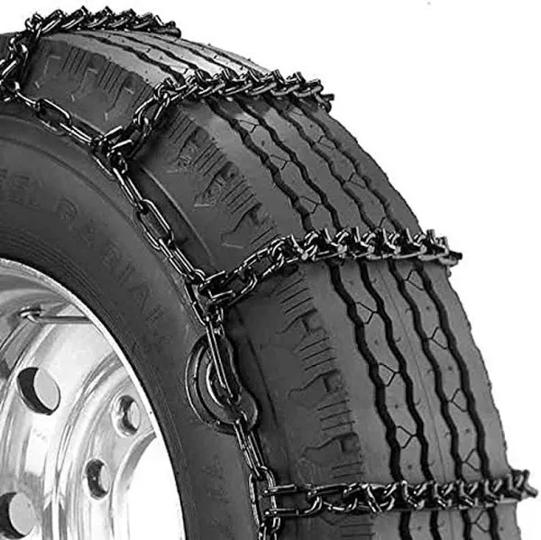 SCC QG2821CAM Quik Grip V-Bar Light Truck CAM LRS Tire Traction Chain - Set of 2