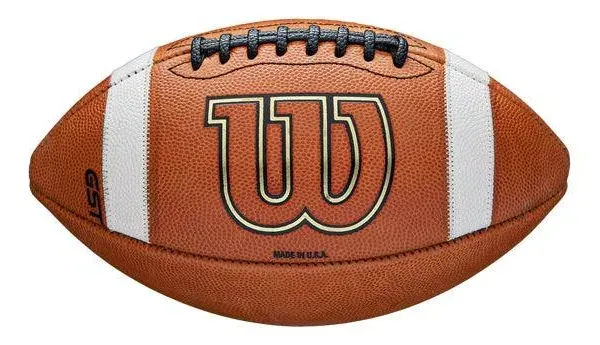 Wilson GST Leather Game Football