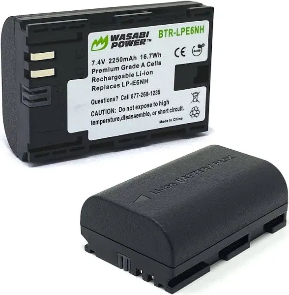 Vivitar CBE6NH 7.4V 2000mAh Li-ion Battery for Canon LP-E6NH