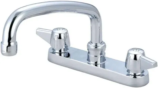 Central Brass 0125-A Two Handle Cast Brass Kitchen Faucet