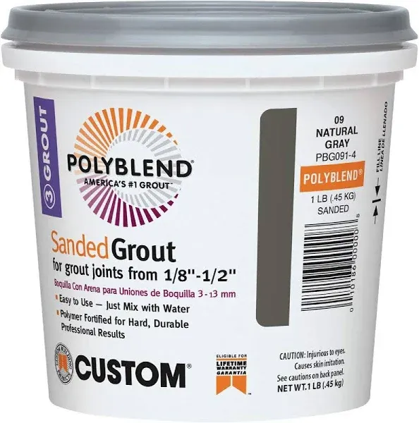 CUSTOM BLDG PRODUCTS PBG1221-4 Linen Sanded Grout