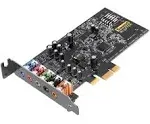 Creative Sound Blaster Audigy FX PCIe 5.1 Internal Sound Card with High Performance Headphone Amp for Pcs