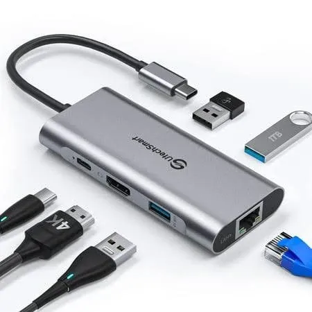 UtechSmart 6 in 1 USB C Hub HDMI Adapter