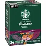 Starbucks Sumatra Coffee K-Cups, 24/Box