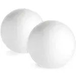 Juvale 7.5 in Large Foam Balls for Crafts, Spheres, Science Project, Flower Centerpieces (White, 2 Pack)