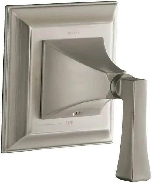 Kohler T10423-4S-G Memoirs Stately valve trim with lever handle for volume control valve, requires valve in brushed chrome