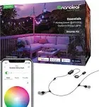 Nanoleaf Essentials Matter Smart Multicolor Outdoor String Lights Smarter Kit with Addressable RGBICW LED Bulbs, White and Color-Changing, Wi-Fi + Bluetooth, IP 65 Water Resistant (49ft Expansion)