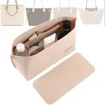 Purse Organizer Insert for Handbag and Tote Bag Felt Compatible with Speedy Neve