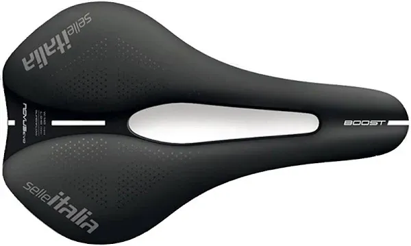 Selle Italia Novus Evo Boost TM Superflow Saddle - Black 145mm Manganese