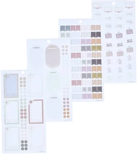 Happy Planner Sticker Pack for Calendars, Journals, and Planners, Easy-Peel Stickers and Scrapbook Accessories, Seasonal Classic Theme, Classic Size, 30 Sheets, 1,579 Total Stickers