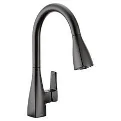 Moen 76162 Slate 1 Handle High Arc Pulldown Kitchen Faucet