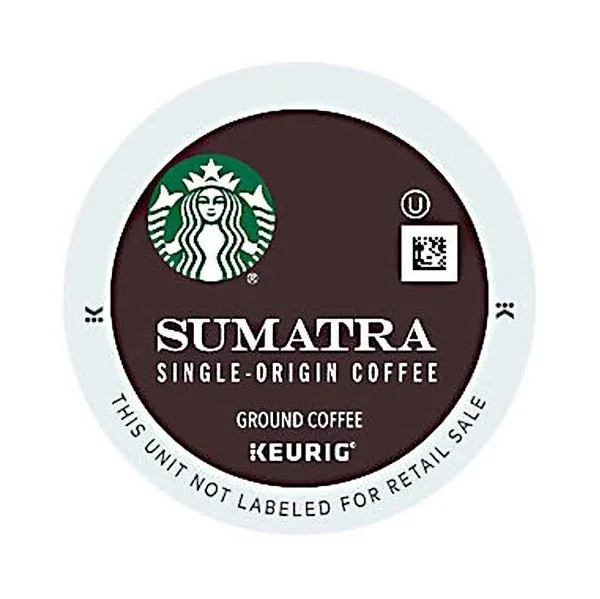 Starbucks Sumatra Dark Roast K-Cup Coffee