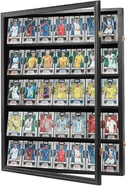 35 Graded Sports Card Display Case