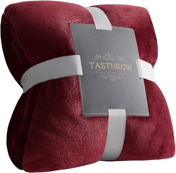 TASTHROW Large Flannel Fleece Throw Blanket