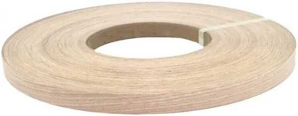 Edge Supply Walnut 3/4” X 50' Roll of Plywood Edge Banding – Pre-glued Real Wood Veneer Edging – Flexible Veneer Edging – Easy Application Iron-on Edge Banding for Furniture Restoration – Made in USA