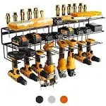 Tool Storage Drill Holder: Wall-Mounted Power Tool Organizer Rack