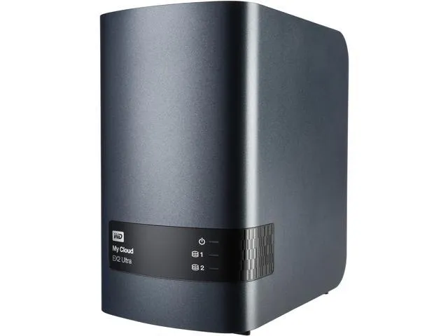 WD Diskless My Cloud EX2 Ultra NAS - Network Attached Storage - Dual-Core Processor (WDBVBZ0000NCH-NESN)