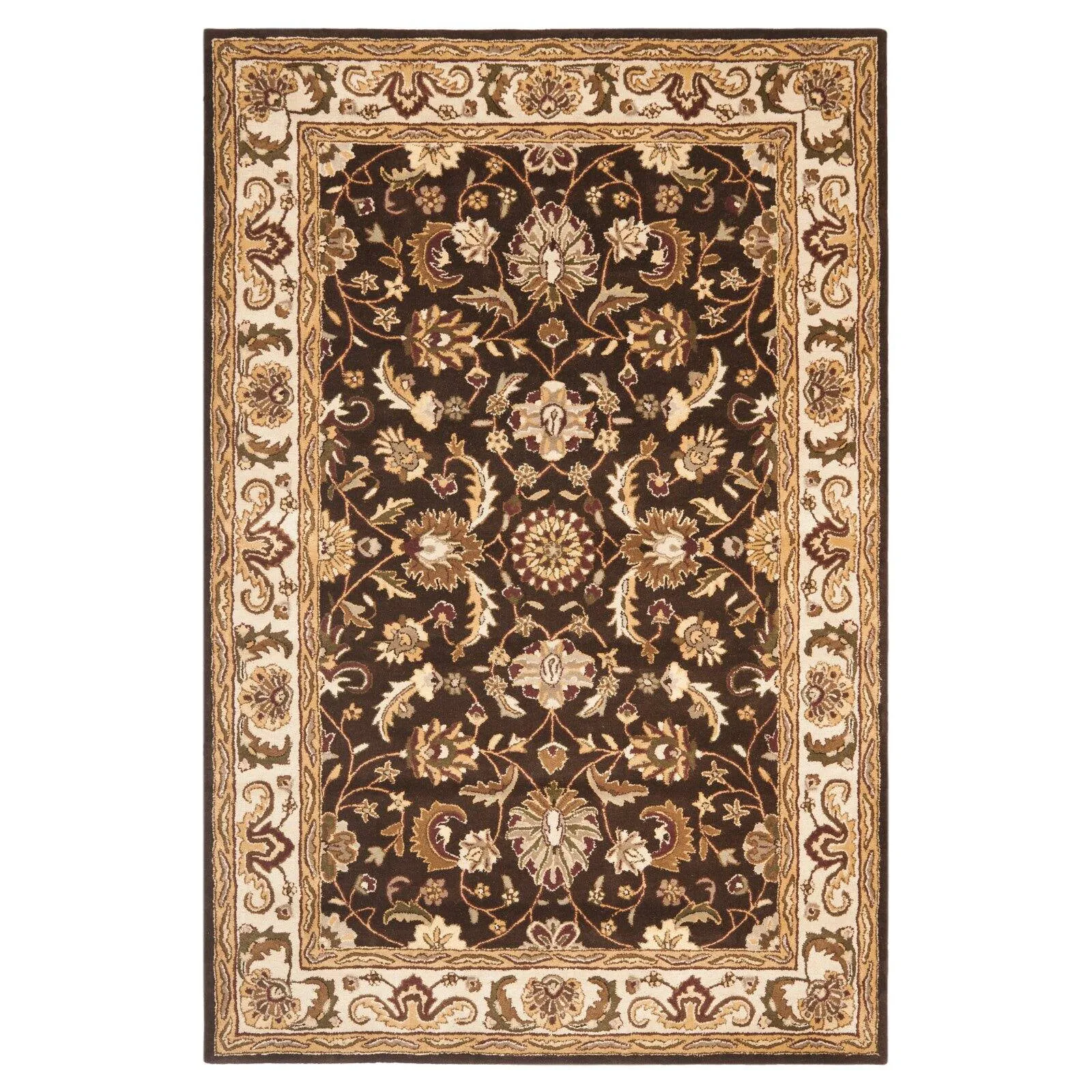 Safavieh Royalty ROY239A Chocolate / Beige Rug 8' x 10'