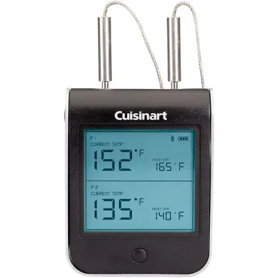 Cuisinart CBT-100 Bluetooth Easy Connect Meat Thermometer, Black