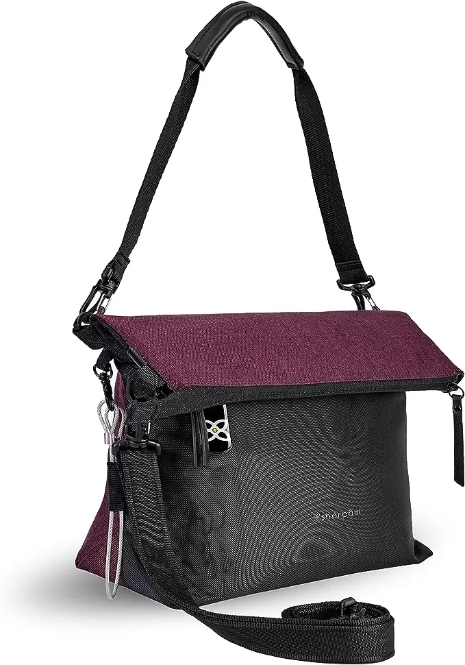 Sherpani Anti Theft Vale at Crossbody Bag - Carbon