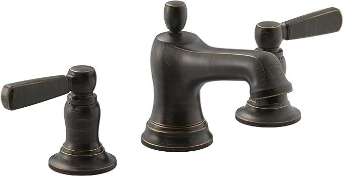 Kohler K-10577-4-2BZ Bancroft Oil-Rubbed Bronze Widespread Bathroom Sink Faucet