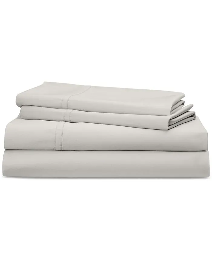 Spencer 475 Thread Count Cotton Sateen 4-Pc. Sheet Set, Queen