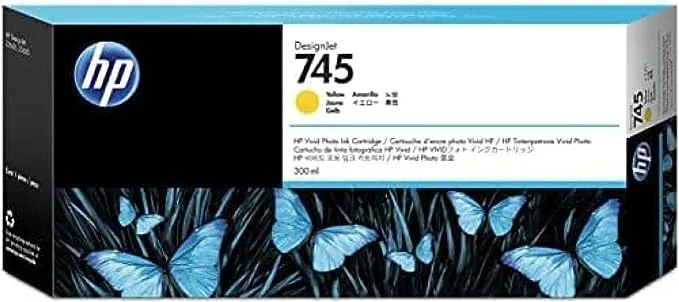 HP 745 (F9K02A) Ink Cartridge - Yellow