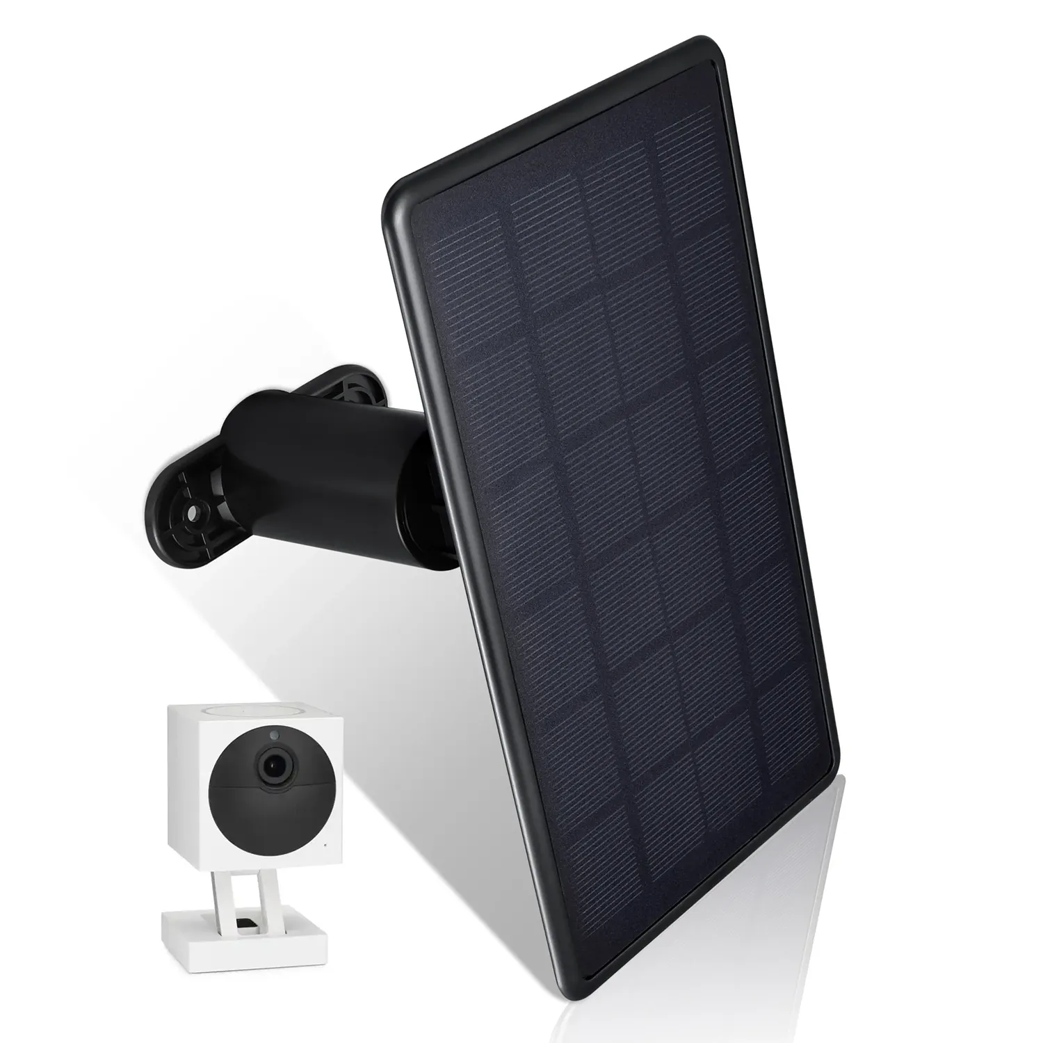 Wasserstein Solar Panel Compatible with Wyze Cam Outdoor - Efficient Solar Power (1 Pack), Black Lowes.com