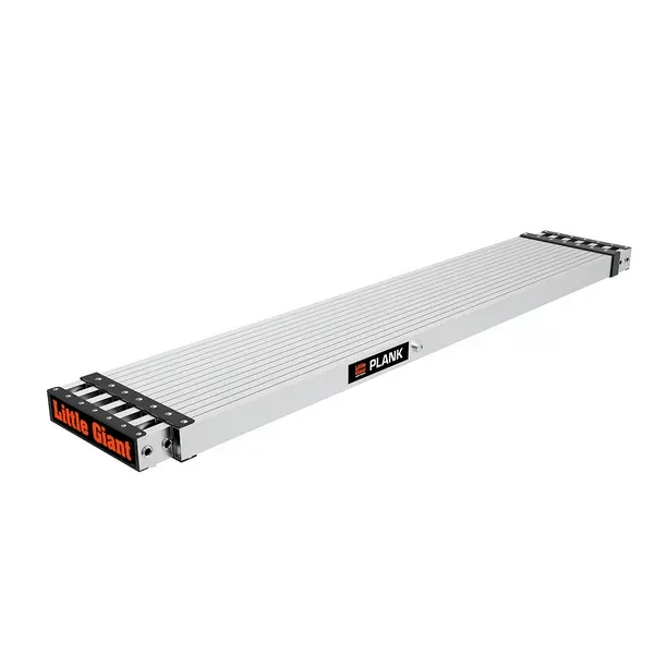 Little Giant 11813 8' - 13' Telescoping Two-Person Aluminum Plank for Ladders - 500 lb. Capacity