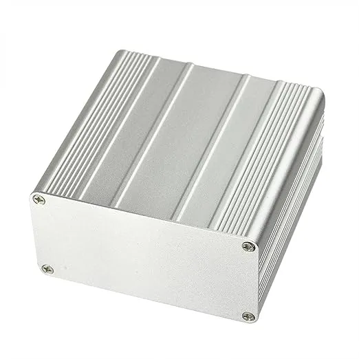 Eightwood Aluminum Enclosure Electronic Project Box Case for PCB Instrument Amplifier DIY 3.94 x3.94 x1.97 inch (LWH)