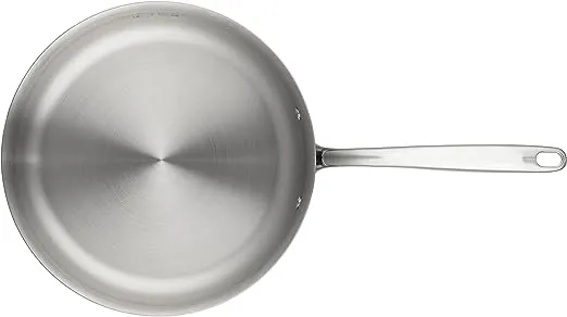 Breville Clad Stainless Steel Saute Pan / Frying Pan / Fry Pan with Lid - 3.5 Quart, Silver