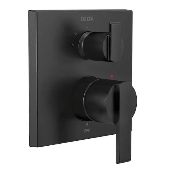 Delta T24867 Ara Angular Modern Monitor 14 Series Valve Trim with 3-Setting Integrated Diverter - Chrome