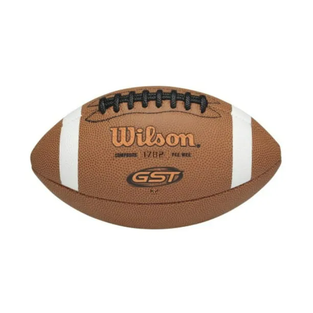 Wilson GST Composite Football - PeeWee Size, Tan