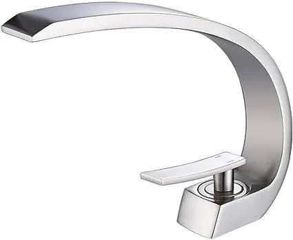 Brushed Gold Bathroom Sink Faucet