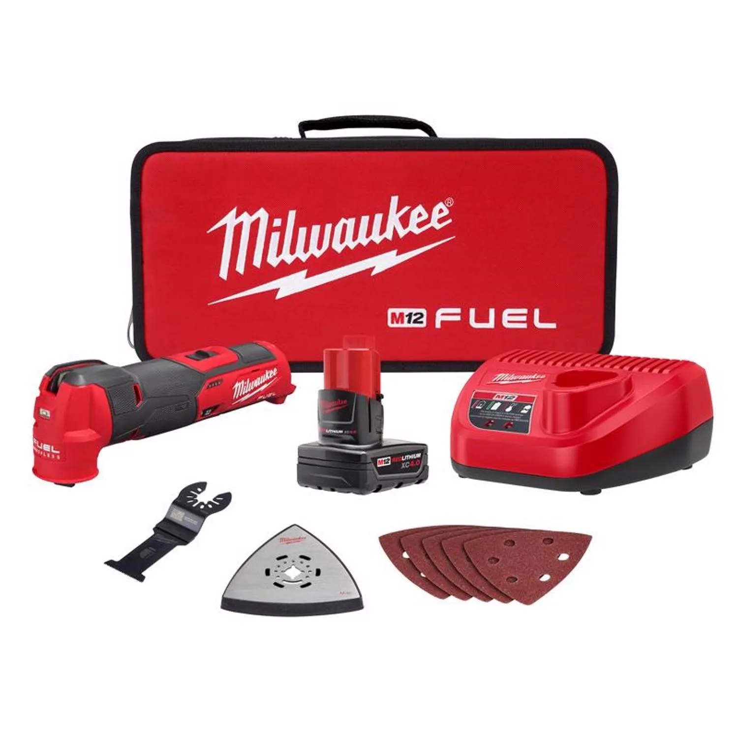 Milwaukee M12 12V Lithium-Ion Cordless Oscillating Multi-Tool 2526-20 (Tool-Only)