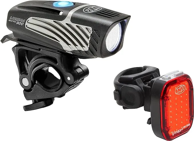 NiteRider Lumina Micro 900/Vmax+ Combo Front and Rear Light Set