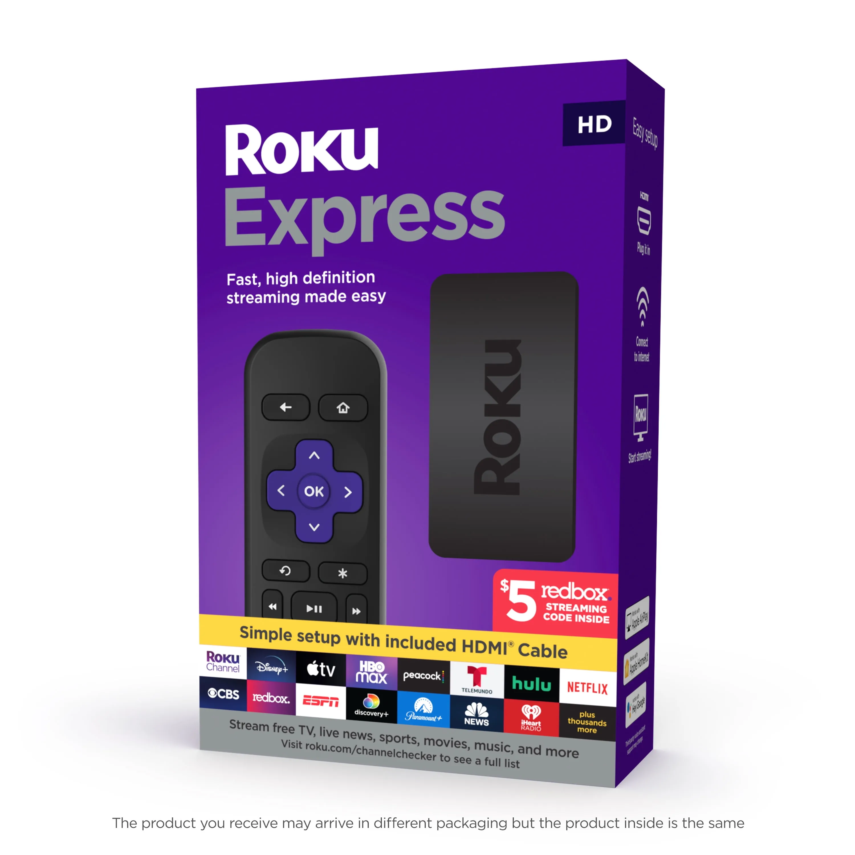 Roku Express | Dispositivo para Transformar TV em smart TV | Roku Brasil