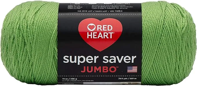 Red Heart Super Saver Yarn Spring Green