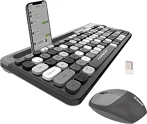 FOPETT 2.4GHz Wireless Keyboard and Mouse Set