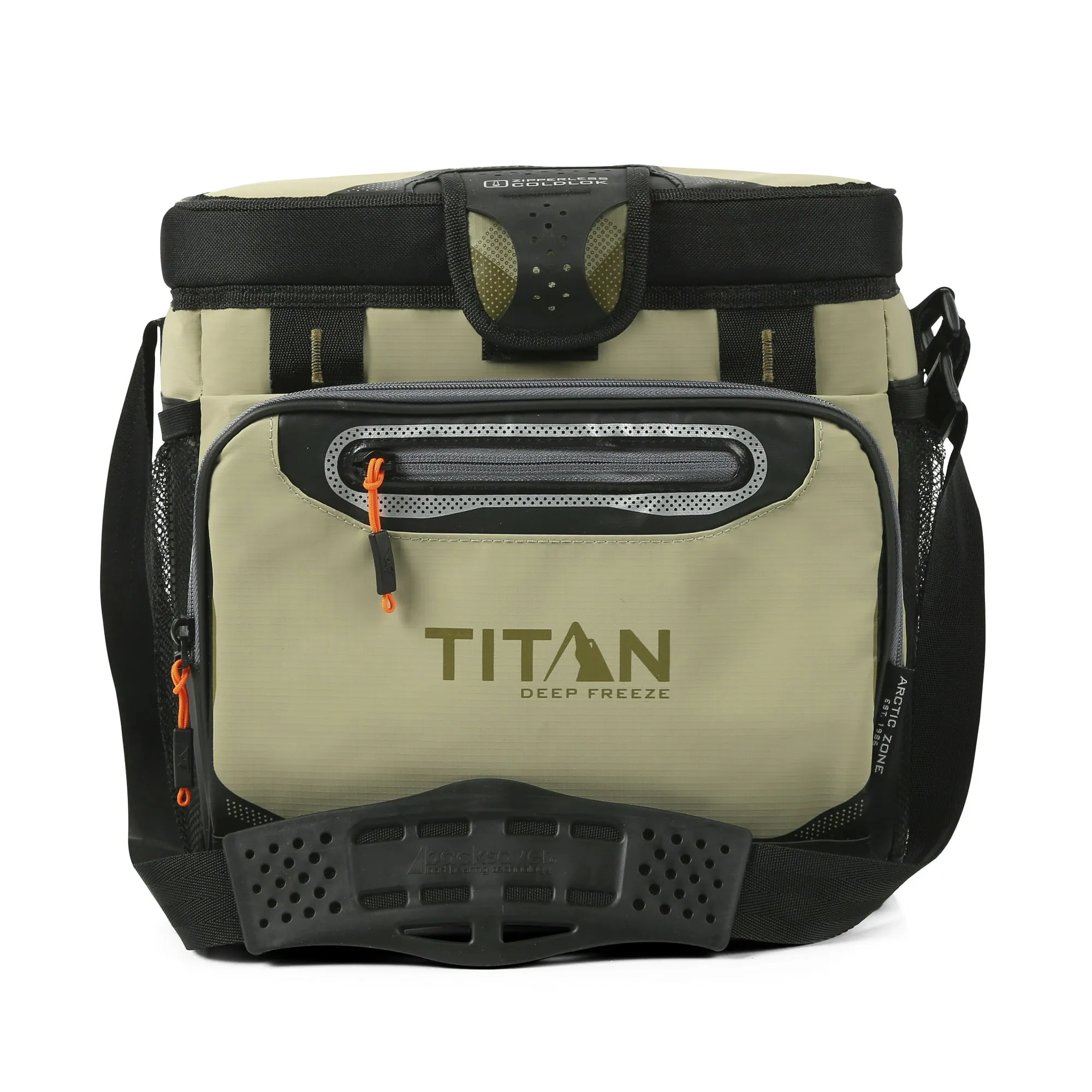 Arctic Zone Titan Deep Freeze 16 Can Zipperless Hardbody Cooler, Moss