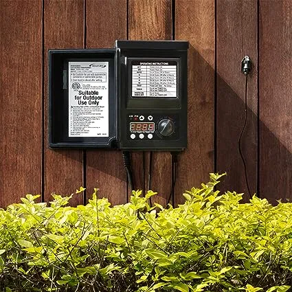 Malibu 120 Watt Power Pack with Sensor and Weather Shield for Low Voltage Landscape Lighting Spotlight Outdoor Transformer 120V Input 12V Output 8100-9120-01